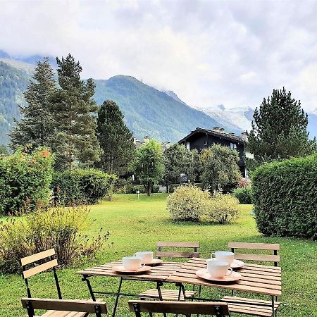 Chamonix Appartement Vue Mont Blanc Avec Jardin Exteriör bild