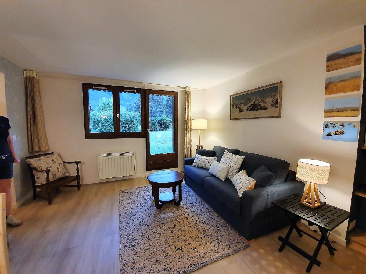 Chamonix Appartement Vue Mont Blanc Avec Jardin Exteriör bild
