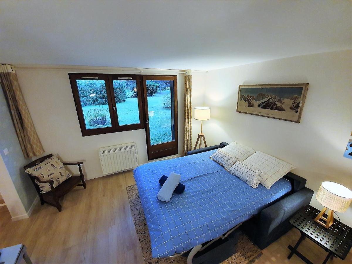 Chamonix Appartement Vue Mont Blanc Avec Jardin Exteriör bild